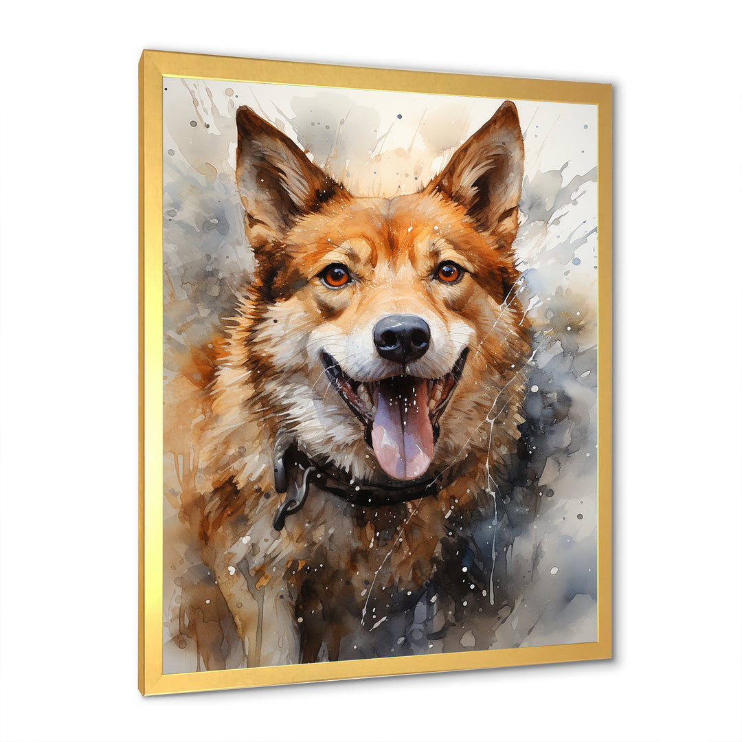 Shiba Inu Spirit - Brown Dog Wall Art