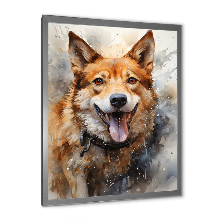 Shiba Inu Spirit - Brown Dog Wall Art