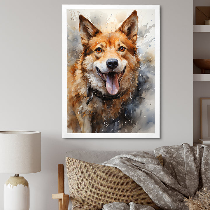 Shiba Inu Spirit - Brown Dog Wall Art