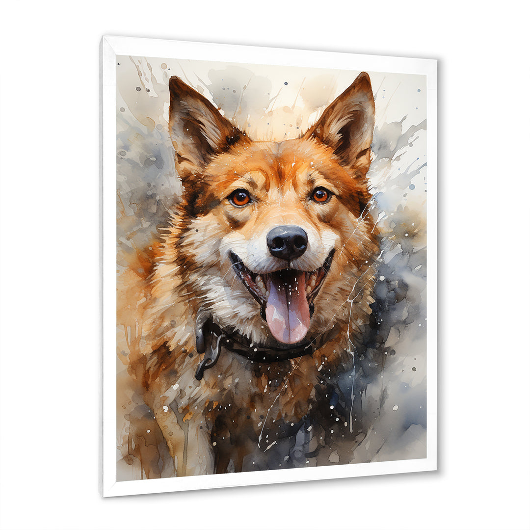 Shiba Inu Spirit - Brown Dog Wall Art