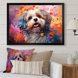Popart Shih Tzu Serenade - Beige Dog Wall Art
