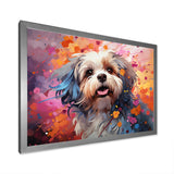Popart Shih Tzu Serenade - Beige Dog Wall Art