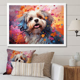Popart Shih Tzu Serenade - Beige Dog Wall Art