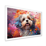 Popart Shih Tzu Serenade - Beige Dog Wall Art
