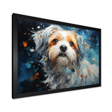 Blue Shih Tzu Serenity - Dog Large Canvas Wall Art