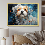 Blue Shih Tzu Serenity - Dog Large Canvas Wall Art
