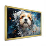 Blue Shih Tzu Serenity - Dog Large Canvas Wall Art