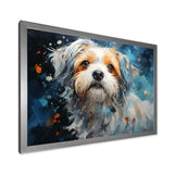 Blue Shih Tzu Serenity - Dog Large Canvas Wall Art