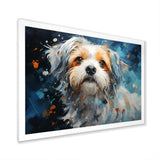 Blue Shih Tzu Serenity - Dog Large Canvas Wall Art