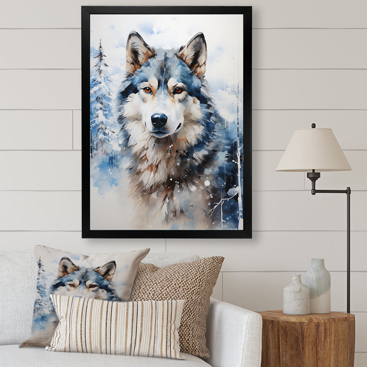 Siberian Dog Serenity - Dog Home Decor Art