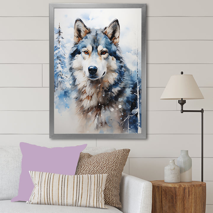 Siberian Dog Serenity - Dog Home Decor Art