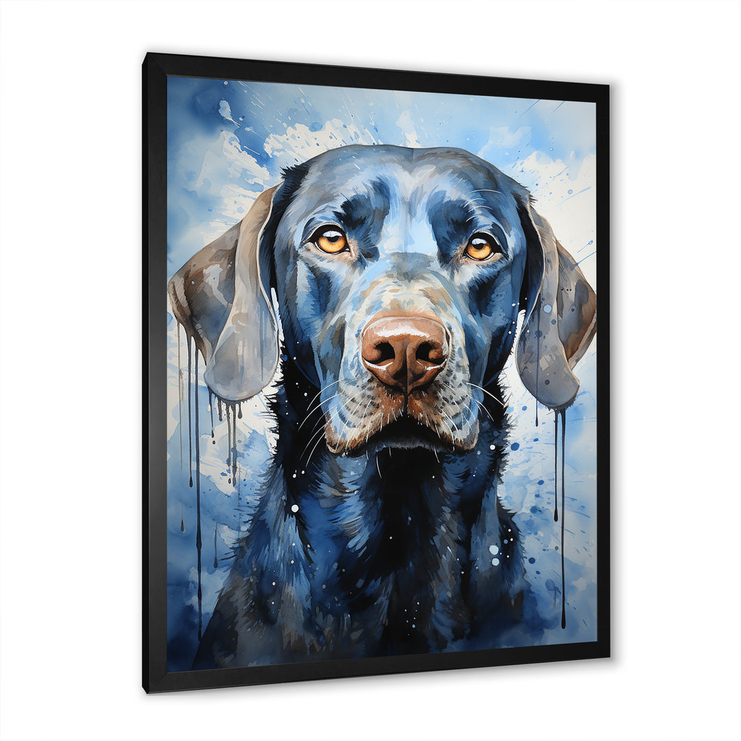 Dog Weimaraner Majestic Portrait - Dog Bedroom Wall Art