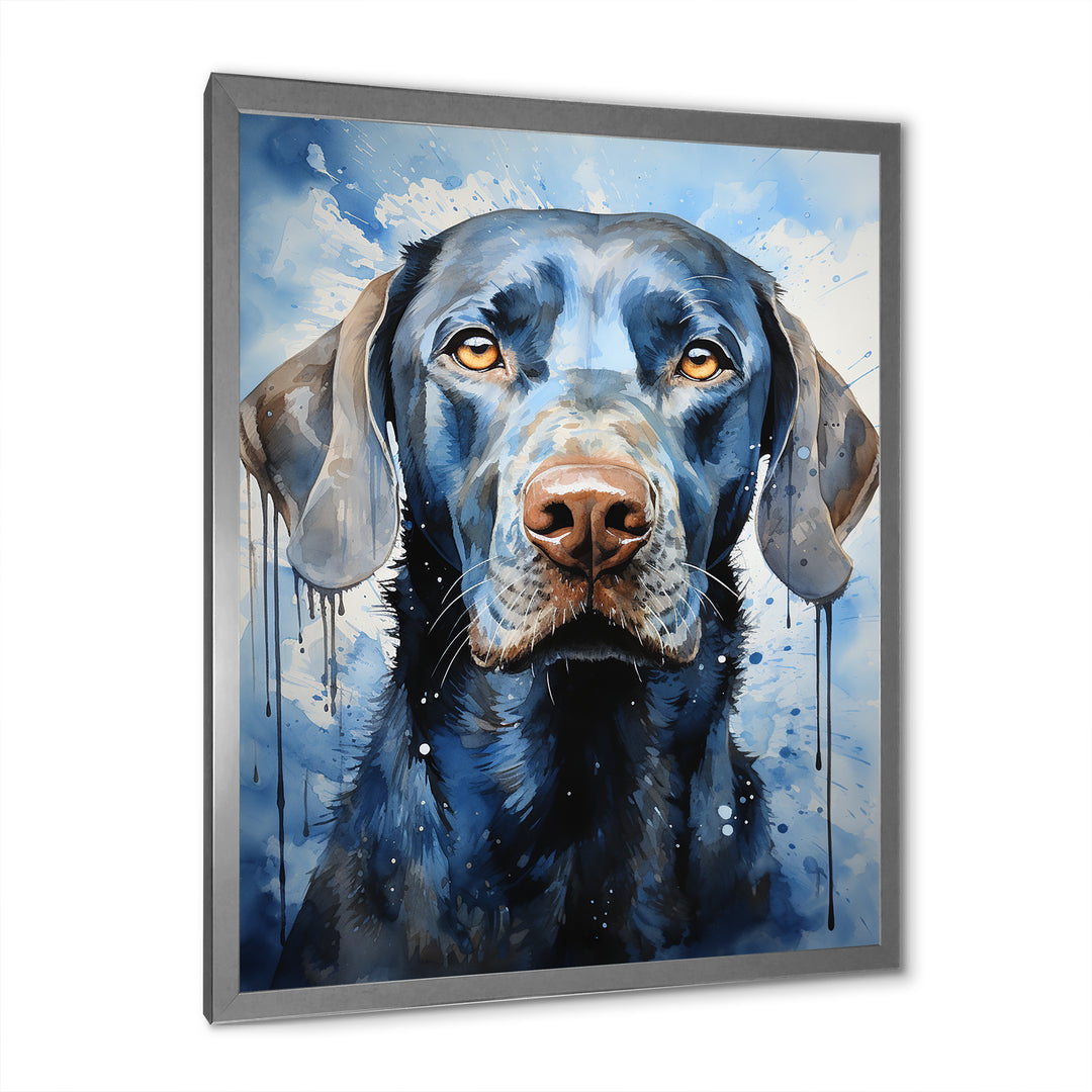 Dog Weimaraner Majestic Portrait - Dog Bedroom Wall Art