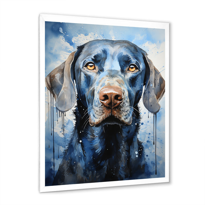 Dog Weimaraner Majestic Portrait - Dog Bedroom Wall Art