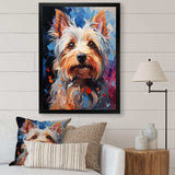 Doge Yorkie Reverie II - Animals Canvas Wall Art