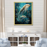 Dolphin Aquatic Harmony - Dolphin Wall Art Prints