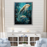 Dolphin Aquatic Harmony - Dolphin Wall Art Prints