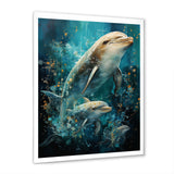 Dolphin Aquatic Harmony - Dolphin Wall Art Prints