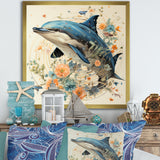 Dolphin Happiness - Dolphin Living Room Wall Art