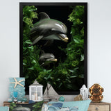 Dolphin Eco Guardians - Dolphin Canvas Wall Art