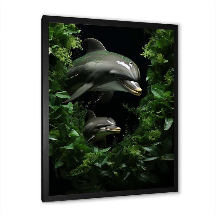 Dolphin Eco Guardians - Dolphin Canvas Wall Art
