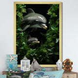 Dolphin Eco Guardians - Dolphin Canvas Wall Art