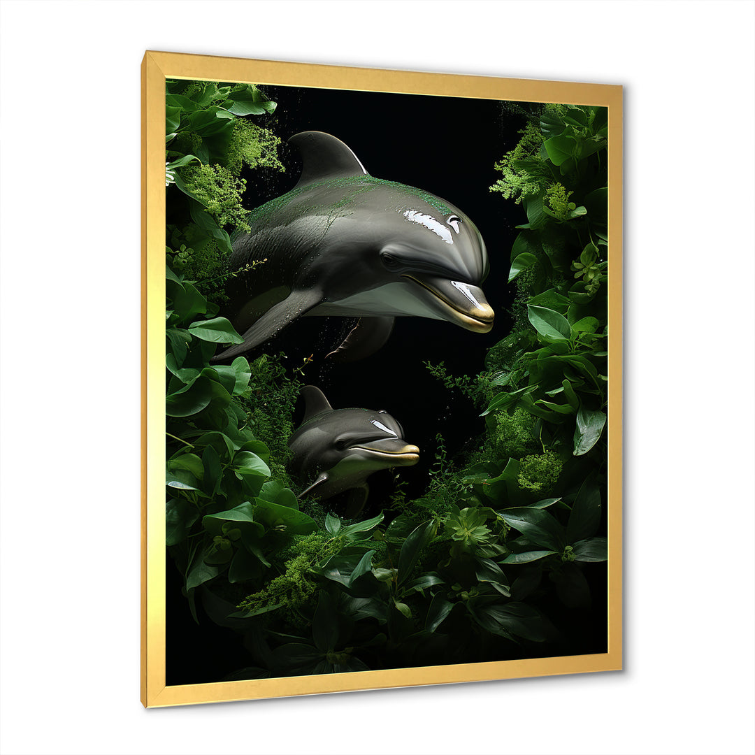 Dolphin Eco Guardians - Dolphin Canvas Wall Art
