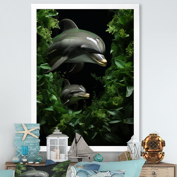 Dolphin Eco Guardians - Dolphin Canvas Wall Art
