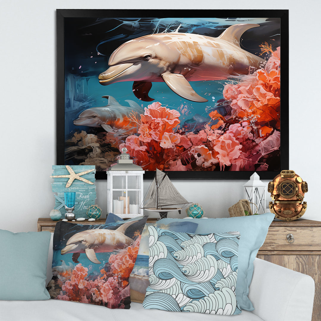 Dolphin Eternal Dance - Dolphin Wall Decor