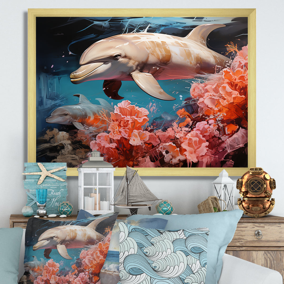 Dolphin Eternal Dance - Dolphin Wall Decor