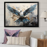 Minimalism Blue Dove - Dove Wall Decor