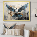 Minimalism Blue Dove - Dove Wall Decor