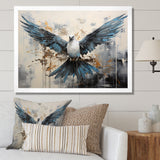 Minimalism Blue Dove - Dove Wall Decor