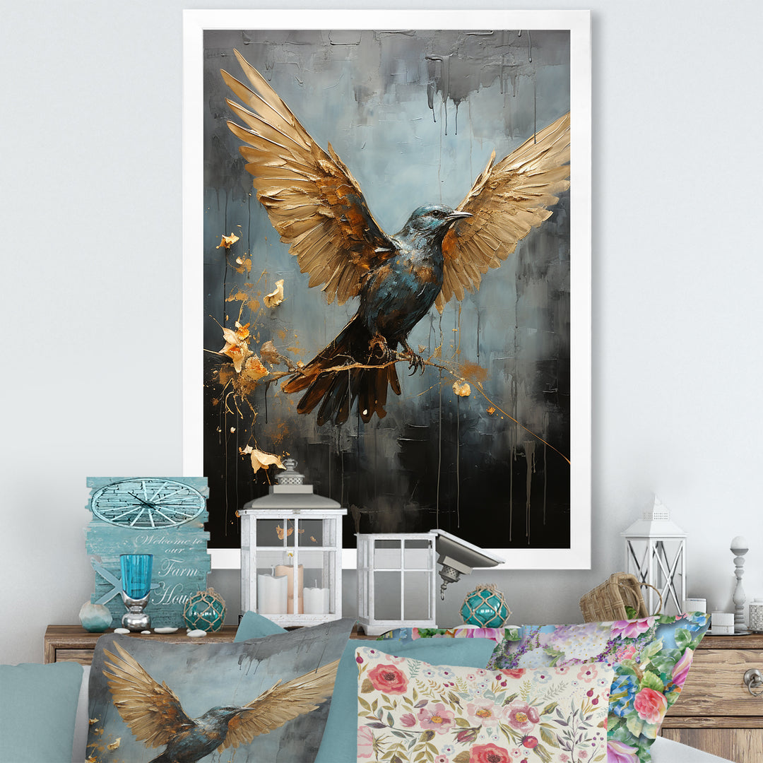 Bronze Dove Blessing - Dove Wall Art Prints