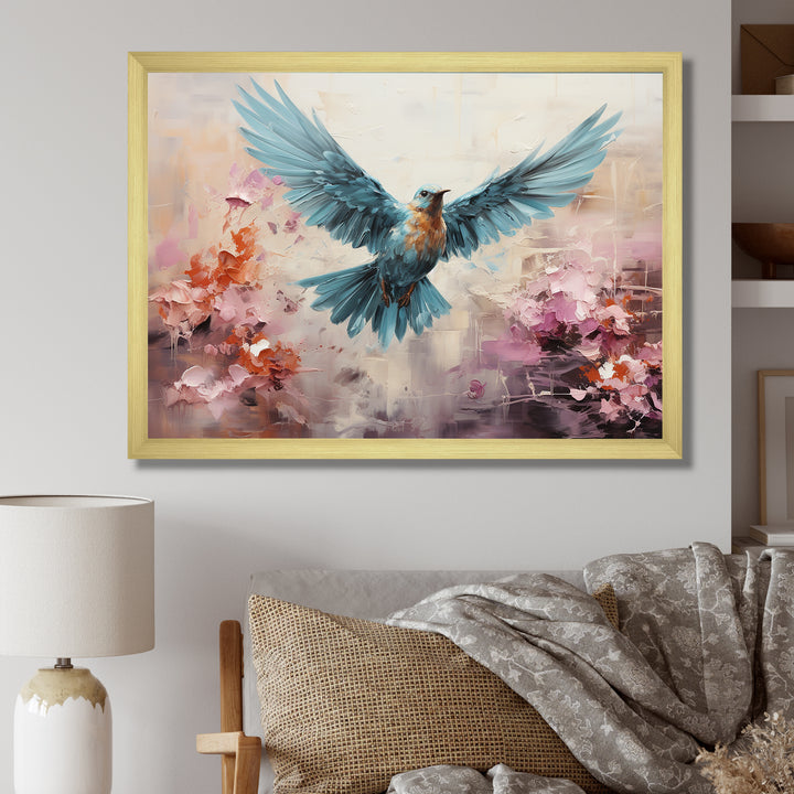 Cerulean Calm Graceful Dove - Dove Wall Art Prints