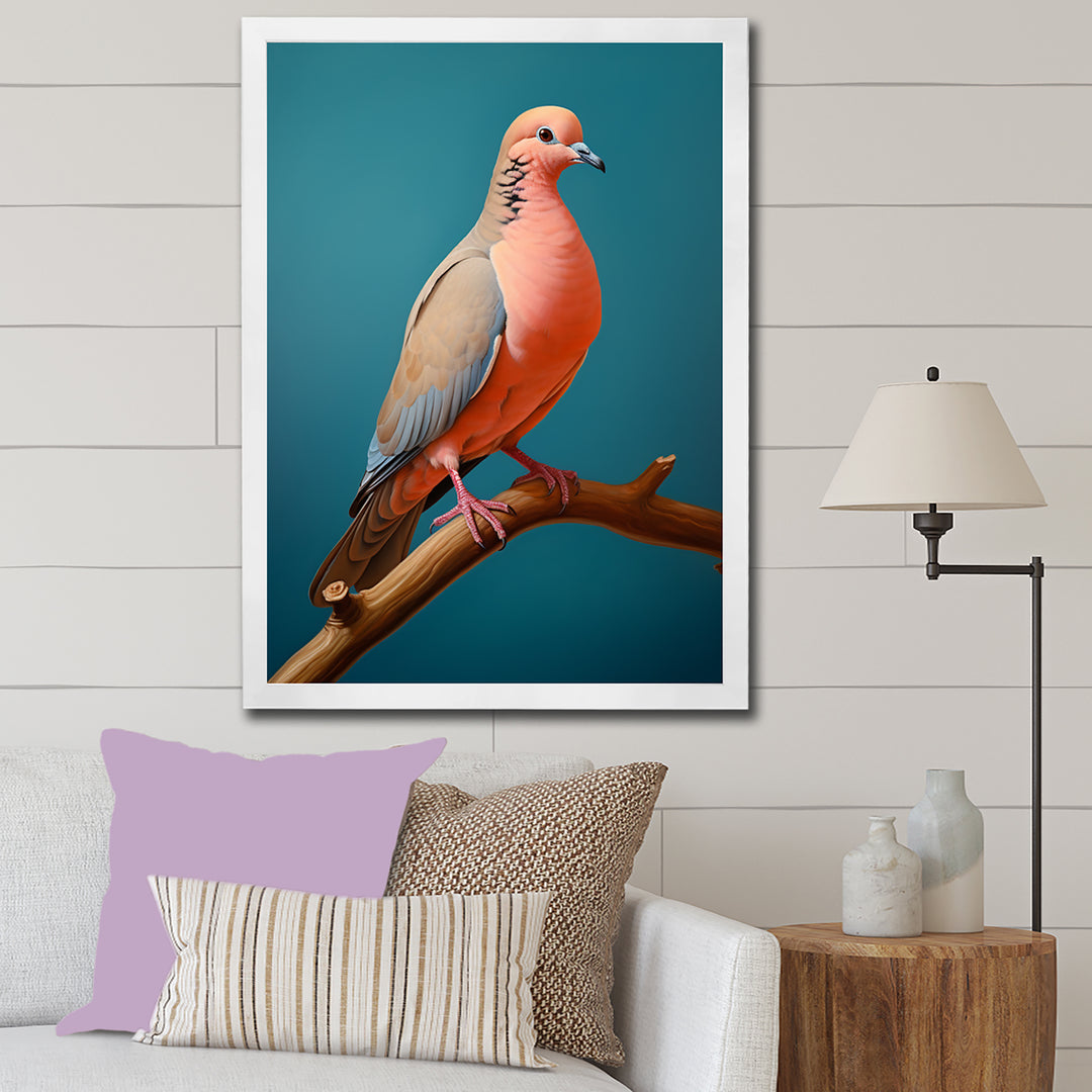 Coral Companion Dove - Coral Dove Wall Art