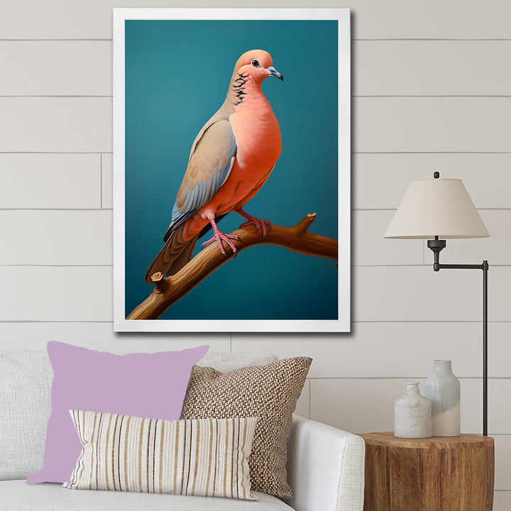 Coral Companion Dove - Coral Dove Wall Art