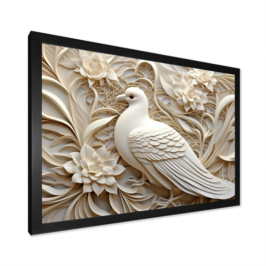 Dove Ivory Innocence - Dove Living Room Wall Art