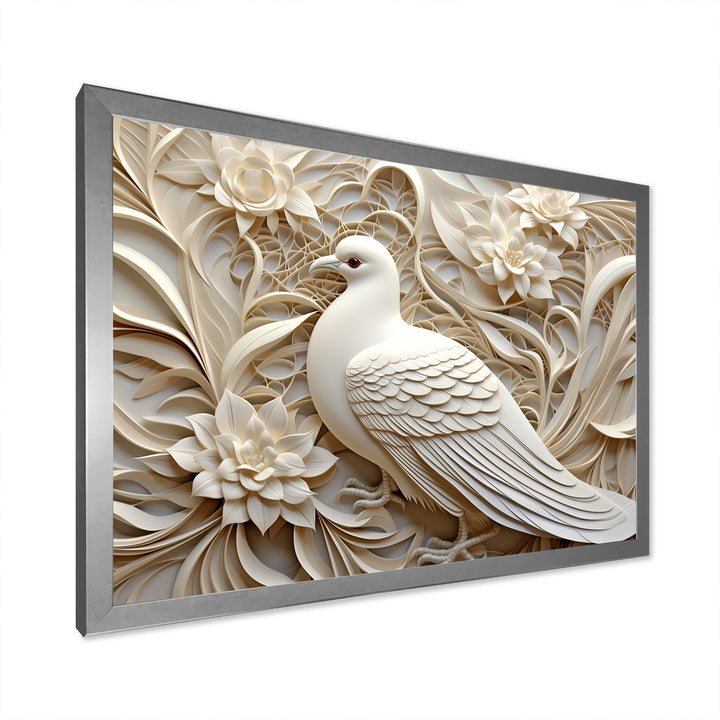Dove Ivory Innocence - Dove Living Room Wall Art