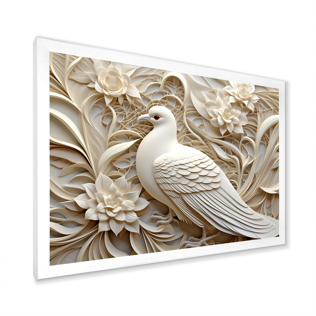 Dove Ivory Innocence - Dove Living Room Wall Art