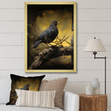 Onyx S Mystical Offering - Dove Framed Canvas Art