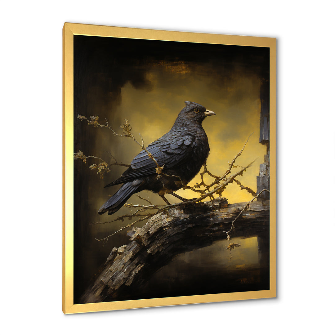 Onyx S Mystical Offering - Dove Framed Canvas Art