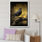 Onyx S Mystical Offering - Dove Framed Canvas Art