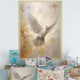 Tranquil Dove Harmony - Animals Canvas Wall Art