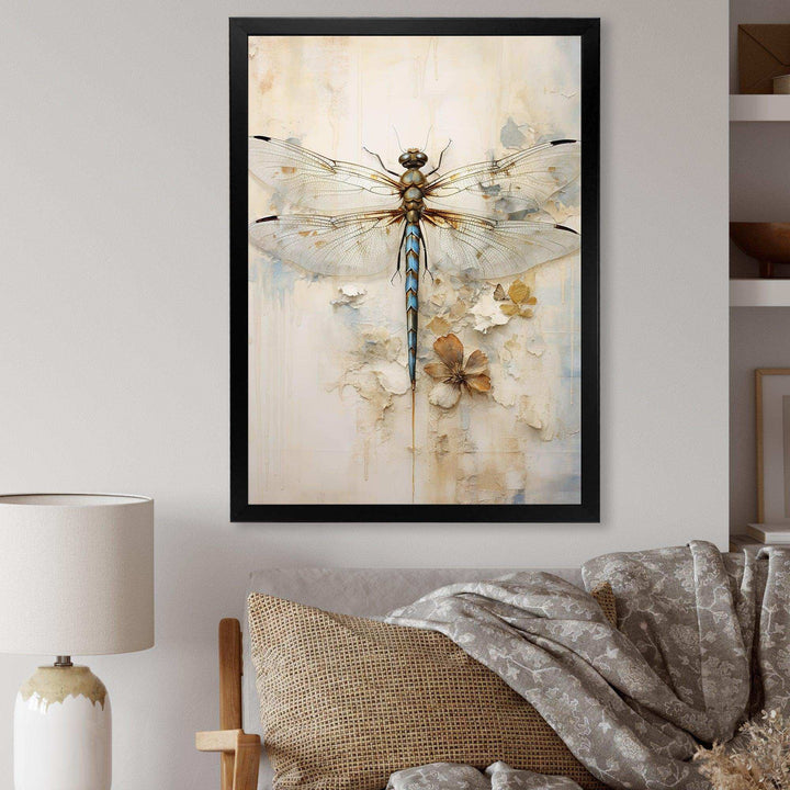 Dragonfly Delight III - Animals Canvas Wall Art
