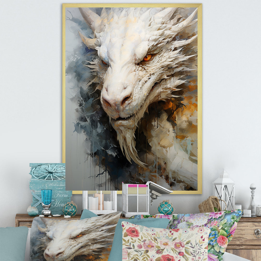 Epic Dragon Odyssey - Dragons Framed Canvas Art