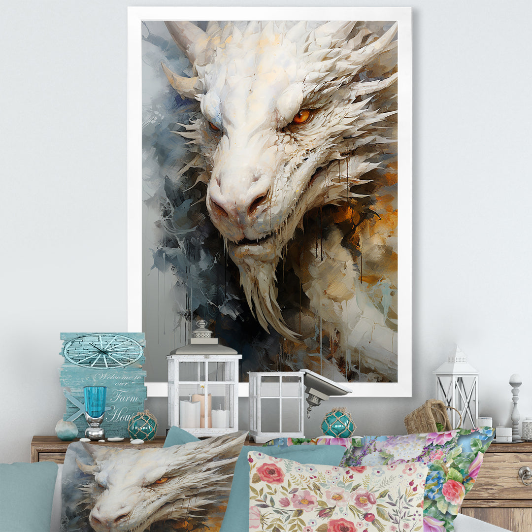 Epic Dragon Odyssey - Dragons Framed Canvas Art
