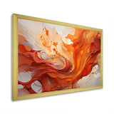 Abstract Red Firestorm Symphony I - Abstract Canvas Wall Art