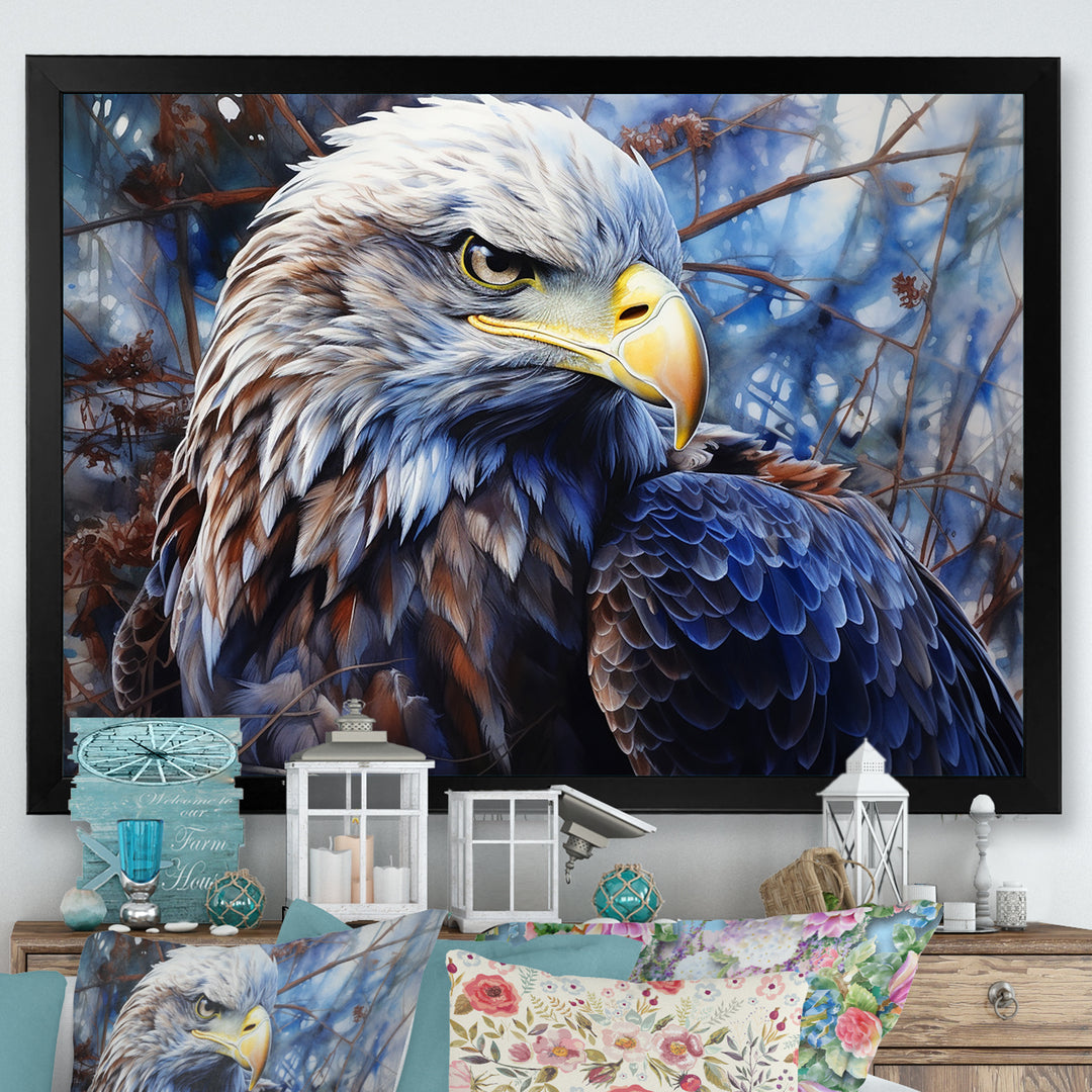Bold Eagle Strong Gaze - Eagle Wall Art Prints
