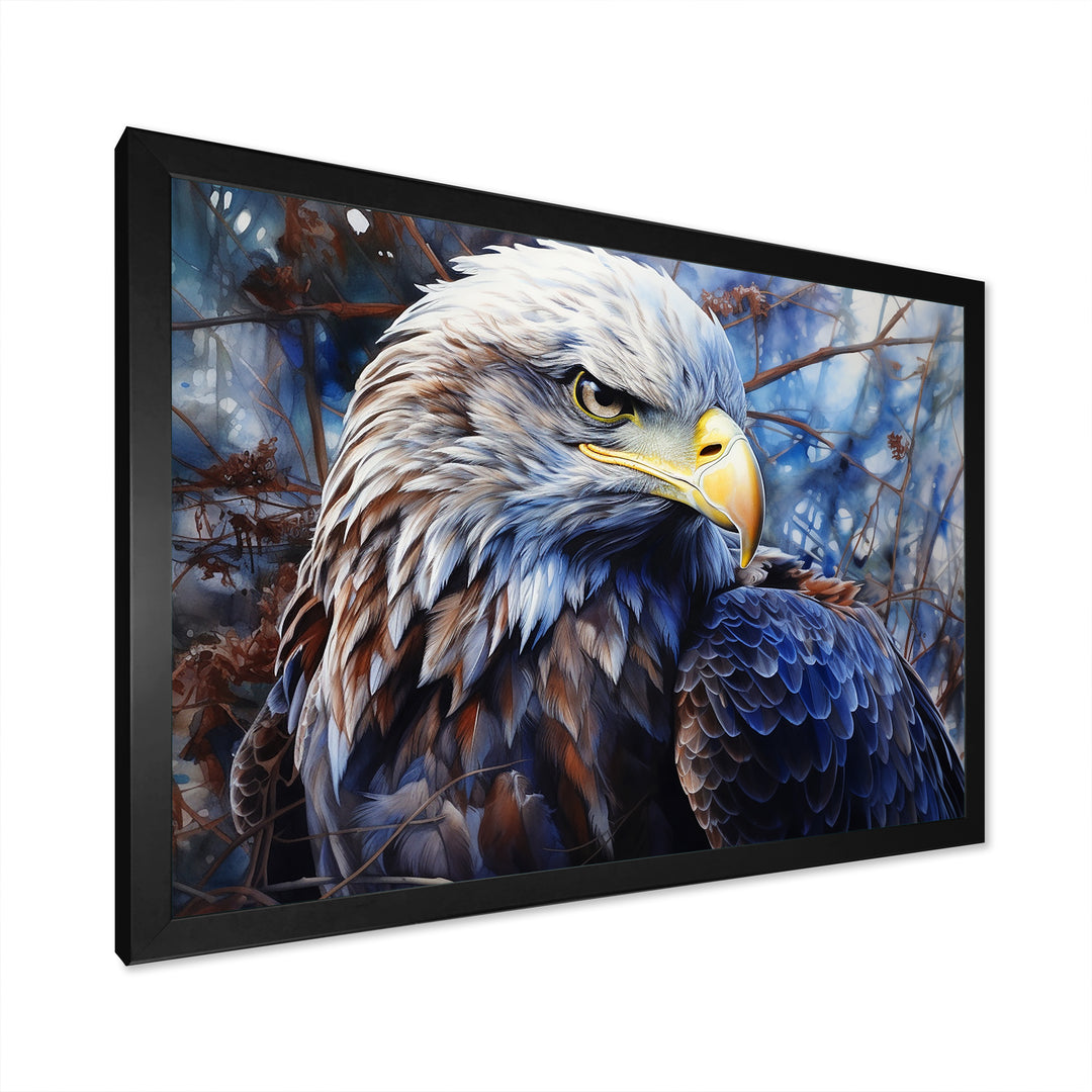 Bold Eagle Strong Gaze - Eagle Wall Art Prints